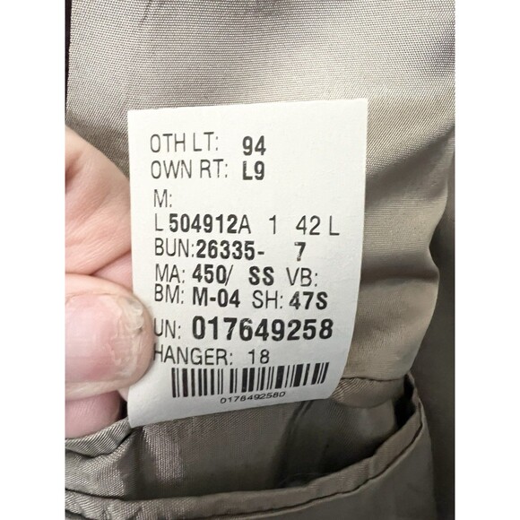 Ralph Lauren Size 42L 100% Camel Burgundy Dark Plum 2 Button Blazer Sports Coat - Picture 8 of 10